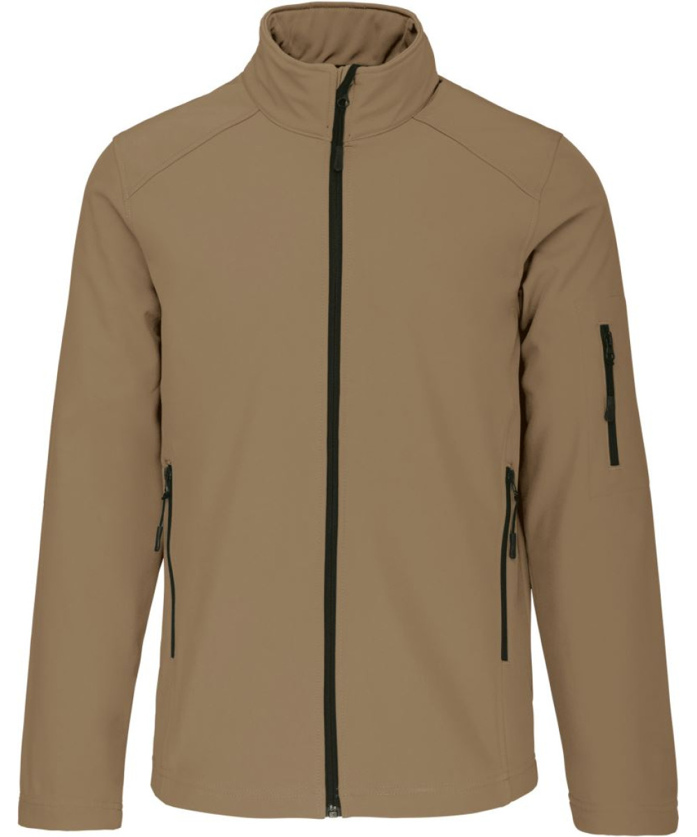 Kariban férfi kabát hímzett céges logóval