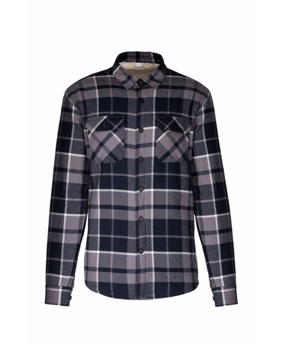 Kariban | K579 Flannel Shirt with Sherpa Fleece Lining