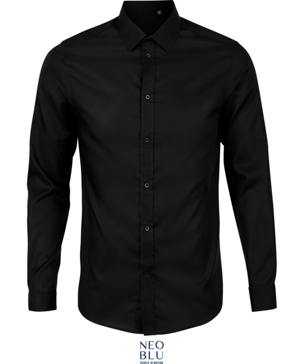 NEOBLU | Blaise Men Micro-Twill Shirt long-sleeve
