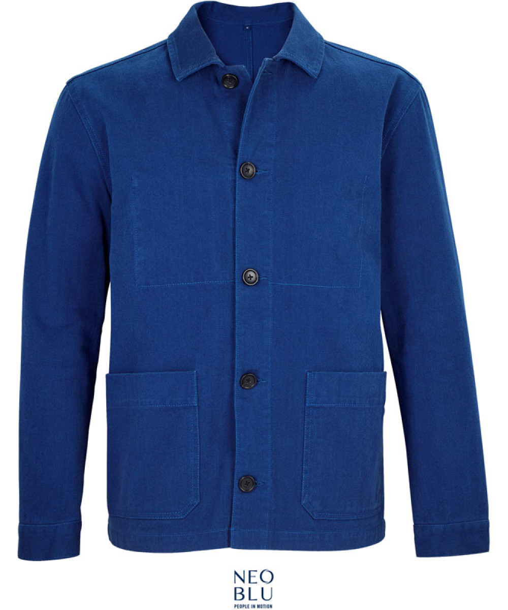 NEOBLU férfi kabát hímzett céges logóval