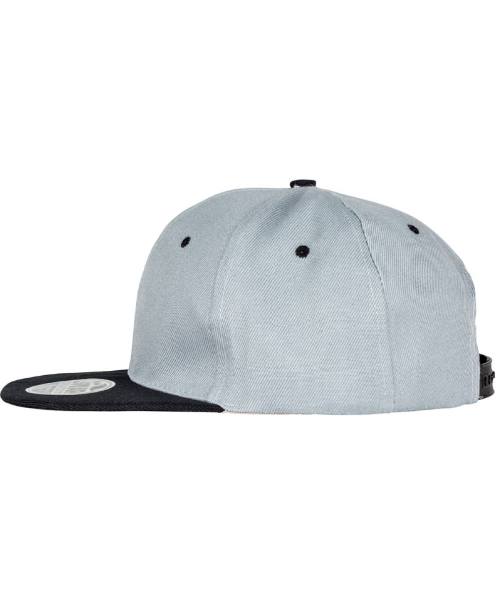 Result Headwear | RC082X 6 Panel Contrast Flat Peak Cap