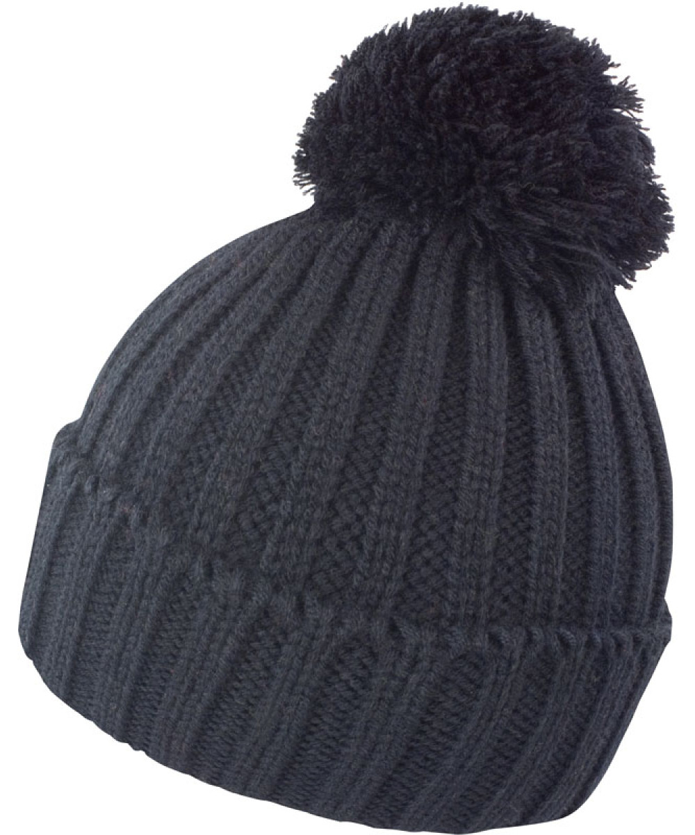 Result Winter Essentials | R369X Knitted Hat with Pompon