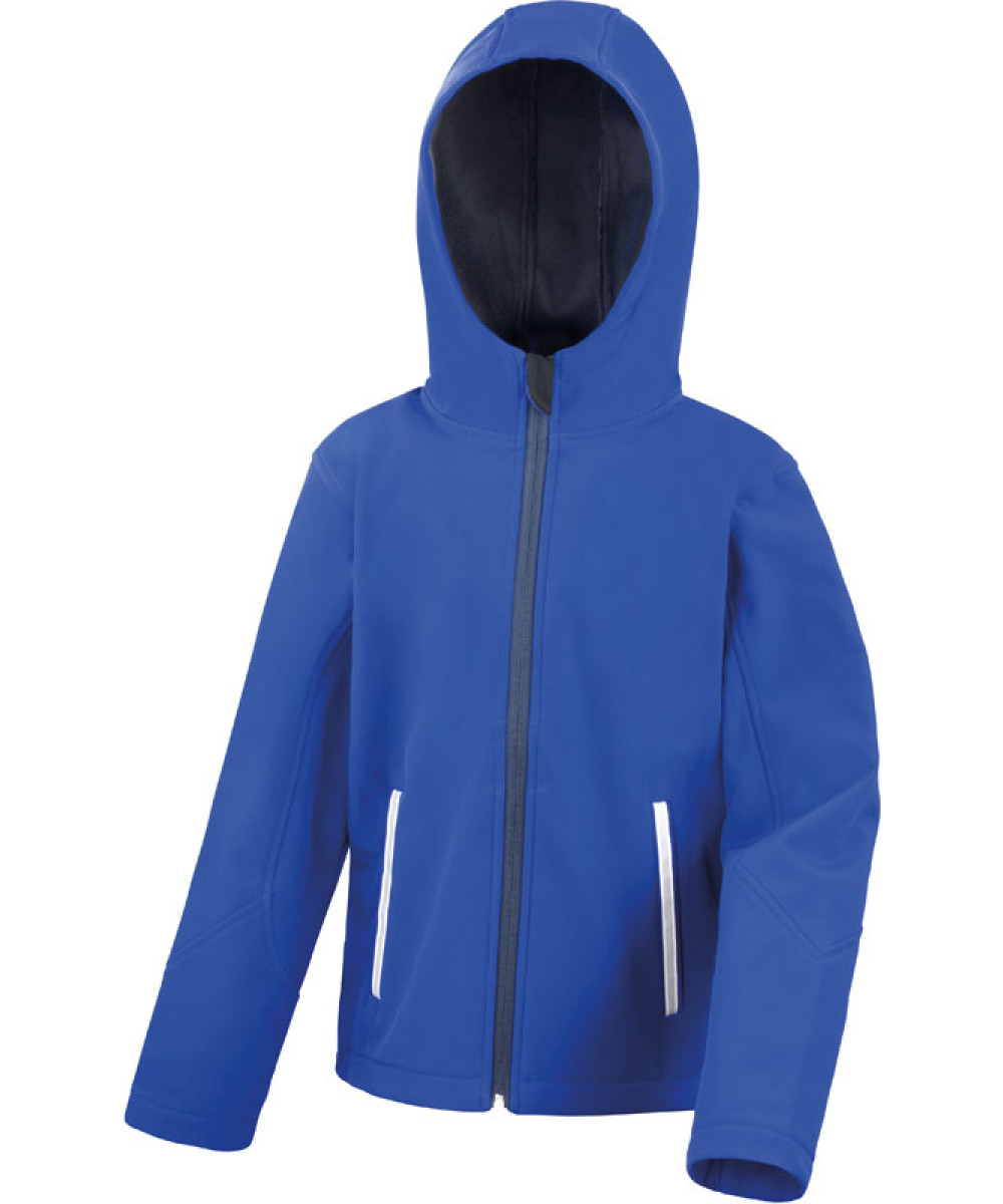 Result | R224JY Kids' 3-Layer Softshell Hooded Jacket