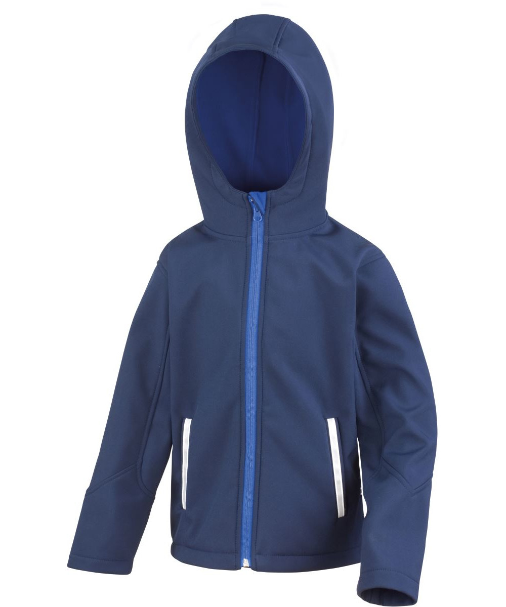 Result | R224JY Gyerek 3-Rétegű Softshell Kapucnis Kabát