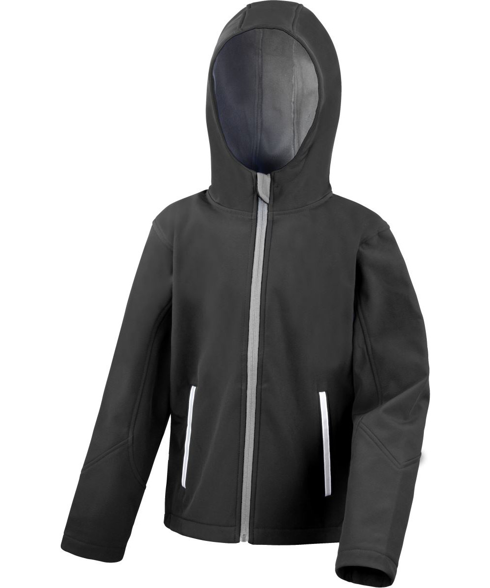 Result | R224JY Gyerek 3-Rétegű Softshell Kapucnis Kabát