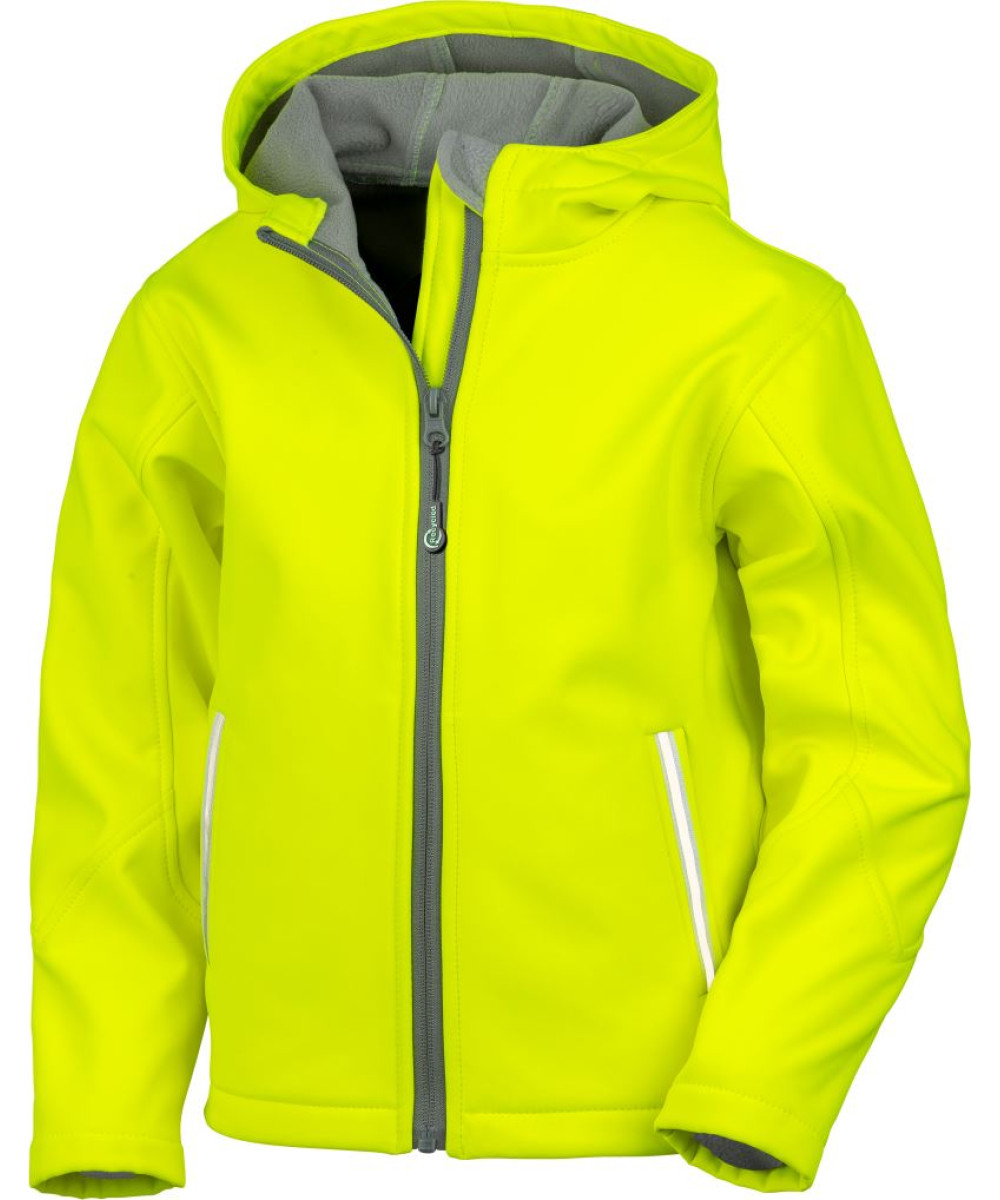 Result | R224JY Gyerek 3-Rétegű Softshell Kapucnis Kabát
