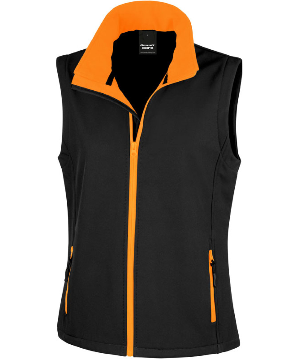 Result | R232F Ladies' 2-Layer Softshell Vest Printable