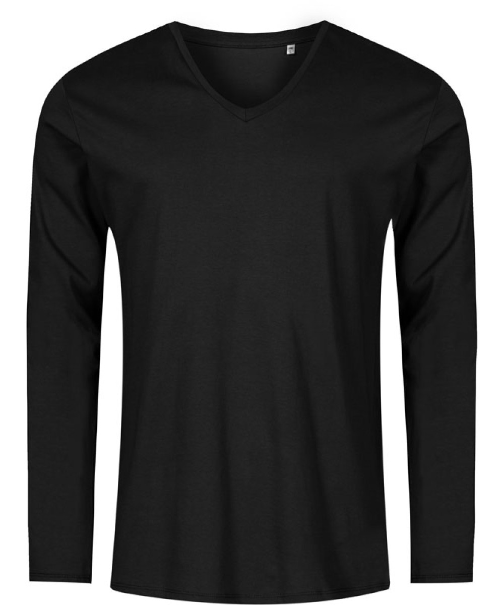 Promodoro | 1460 Men's V-Neck T-Shirt long-sleeve - X.O