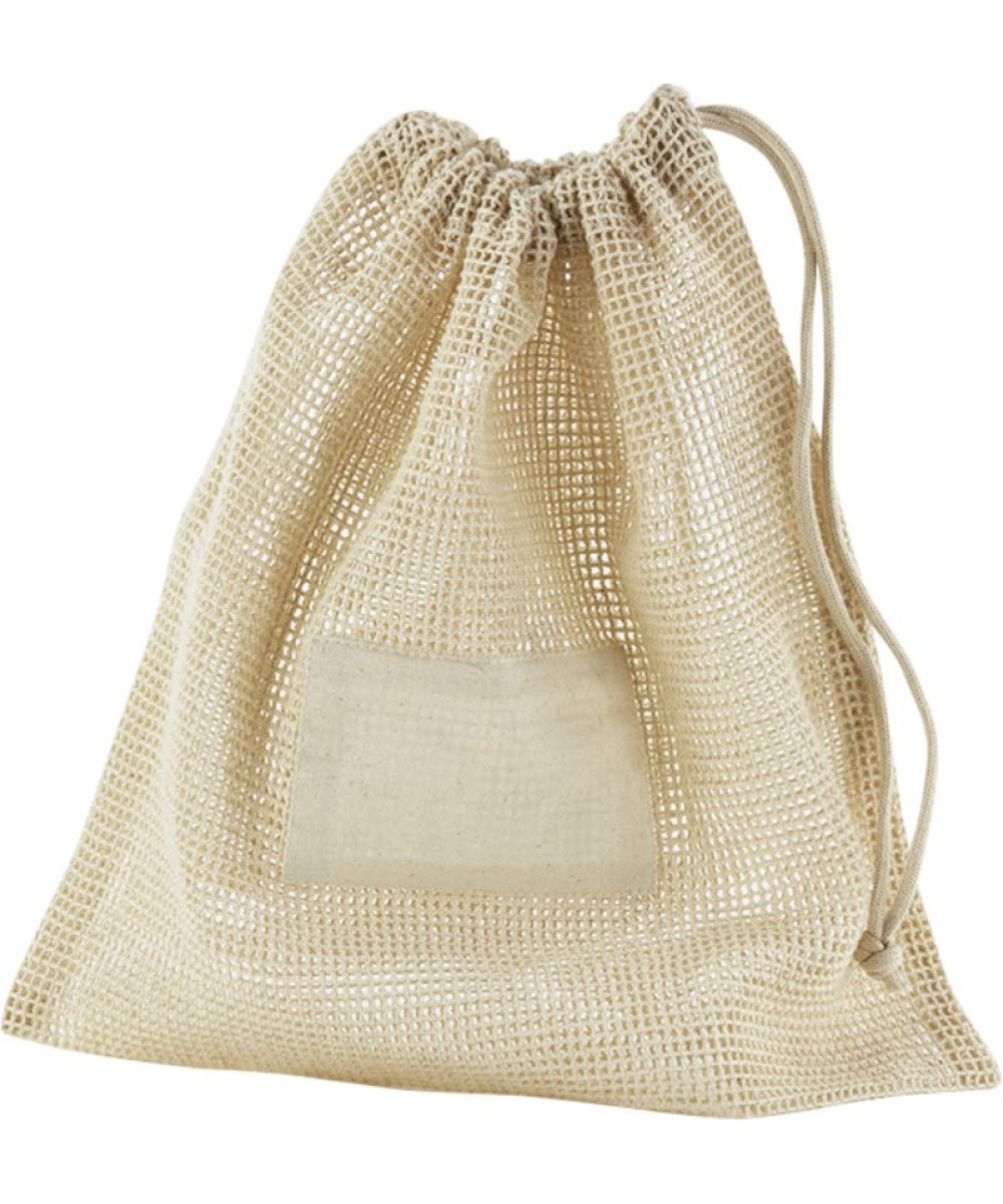 Westford Mill | W155 Organic Cotton Mesh Bag with drawstring