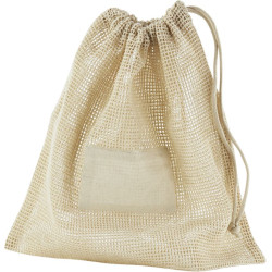 Westford Mill | W155 Organic Cotton Mesh Bag with drawstring