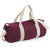 Burgundy/off white