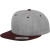 Heather grey/maroon