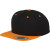 Black/neon orange