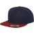 Navy/red