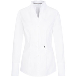 SST | Chalice Blouse Slim LSL Poplin Blouse with Chalice Collar long-sleeve