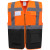 Hi vis orange/black