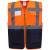 Hi vis orange/navy