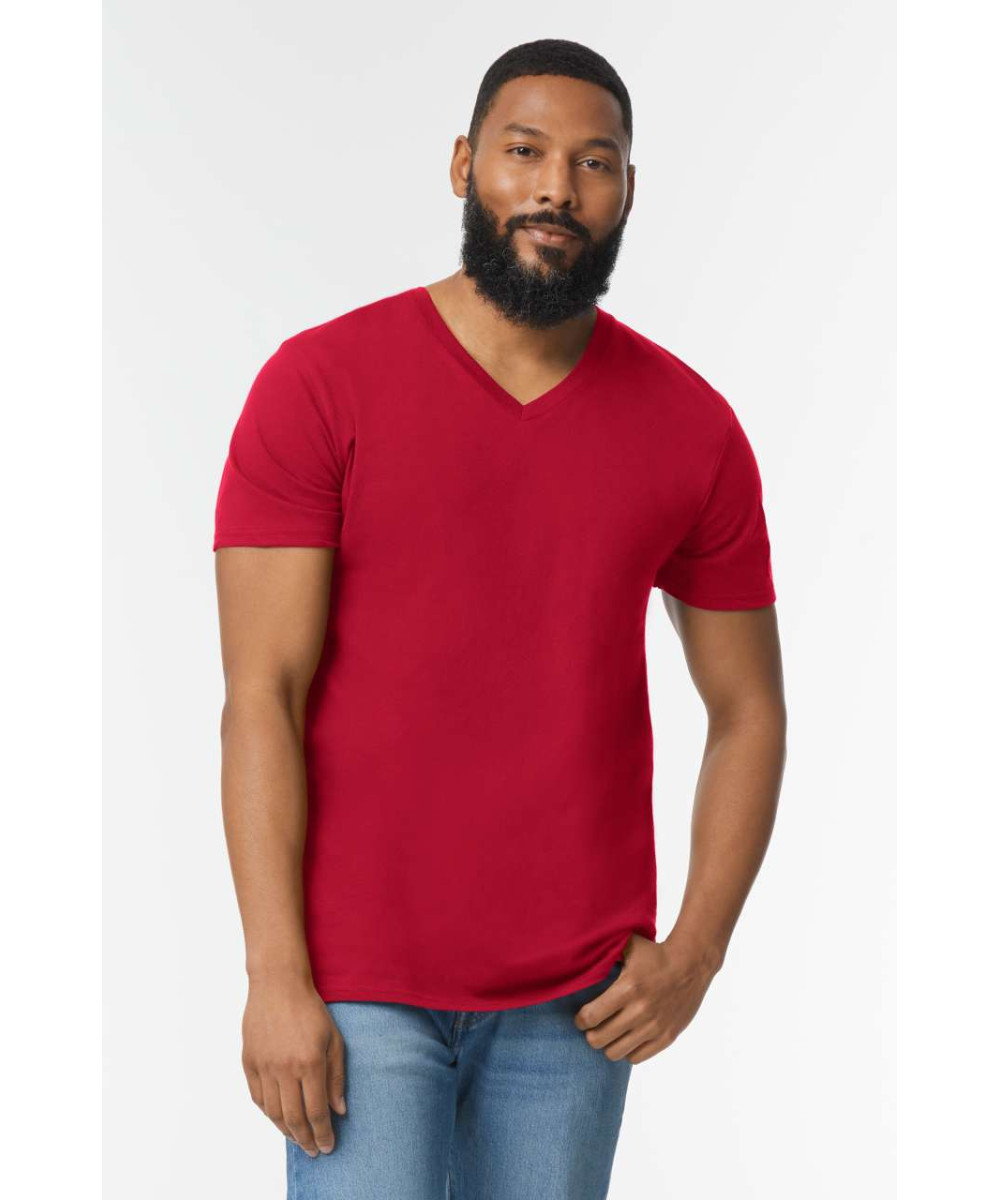 Gildan | GI64V00 Sofstyle Felnőtt V-nyakú Póló