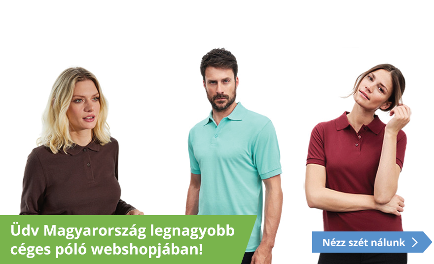 Céges galléros pólók