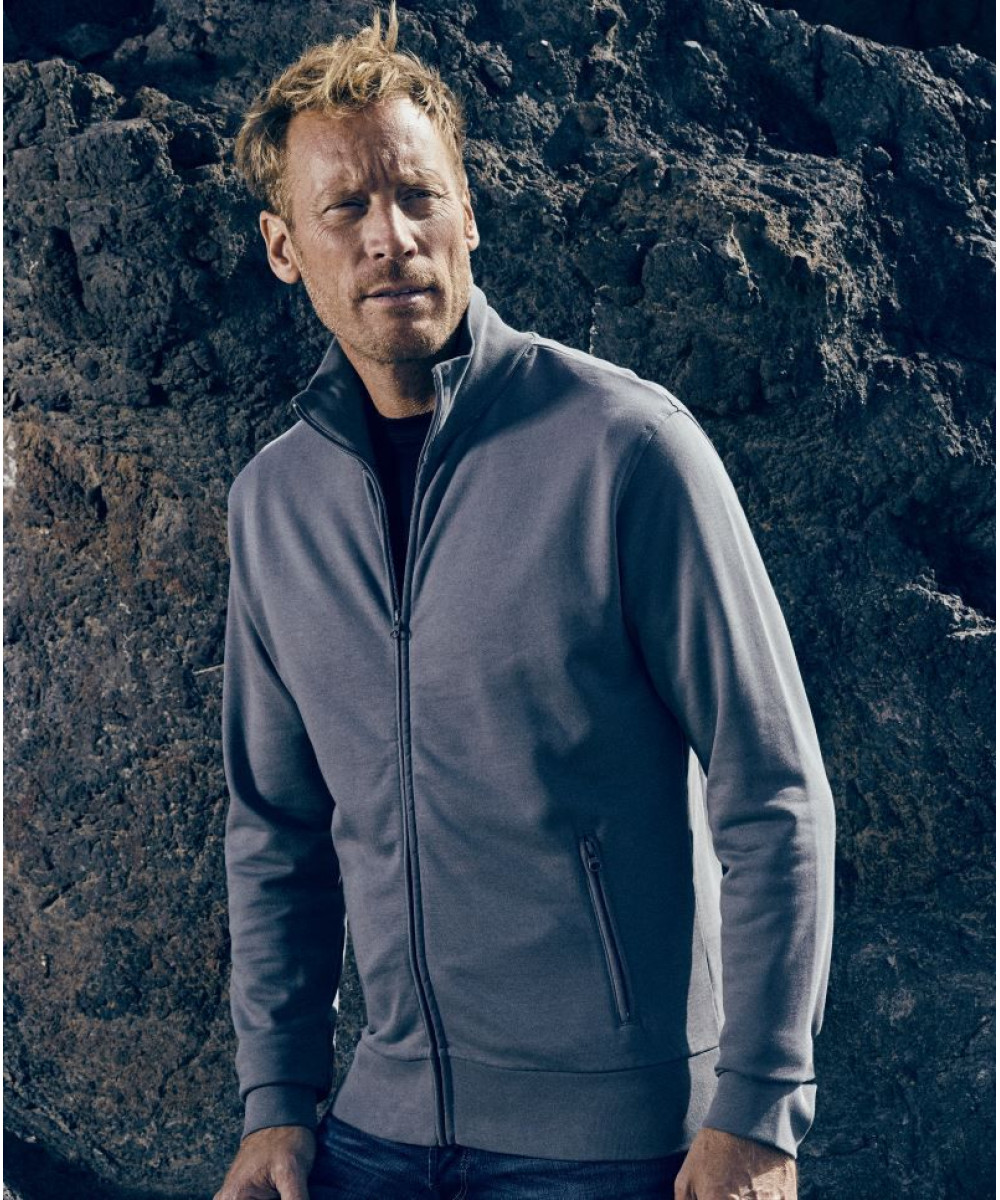 Promodoro | 5290 férfi cipzáras pulóver steel grey S – Outlet ajánlat