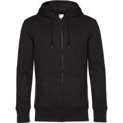 B&C | Hooded Full Zip Férfi Pulóver black 3XL - Outlet Ajánlat