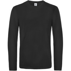 B&C | E190 hosszú ujjú férfi póló black L – Outlet ajánlat