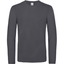 B&C | E190 hosszú ujjú férfi póló dark grey 3XL – Outlet ajánlat