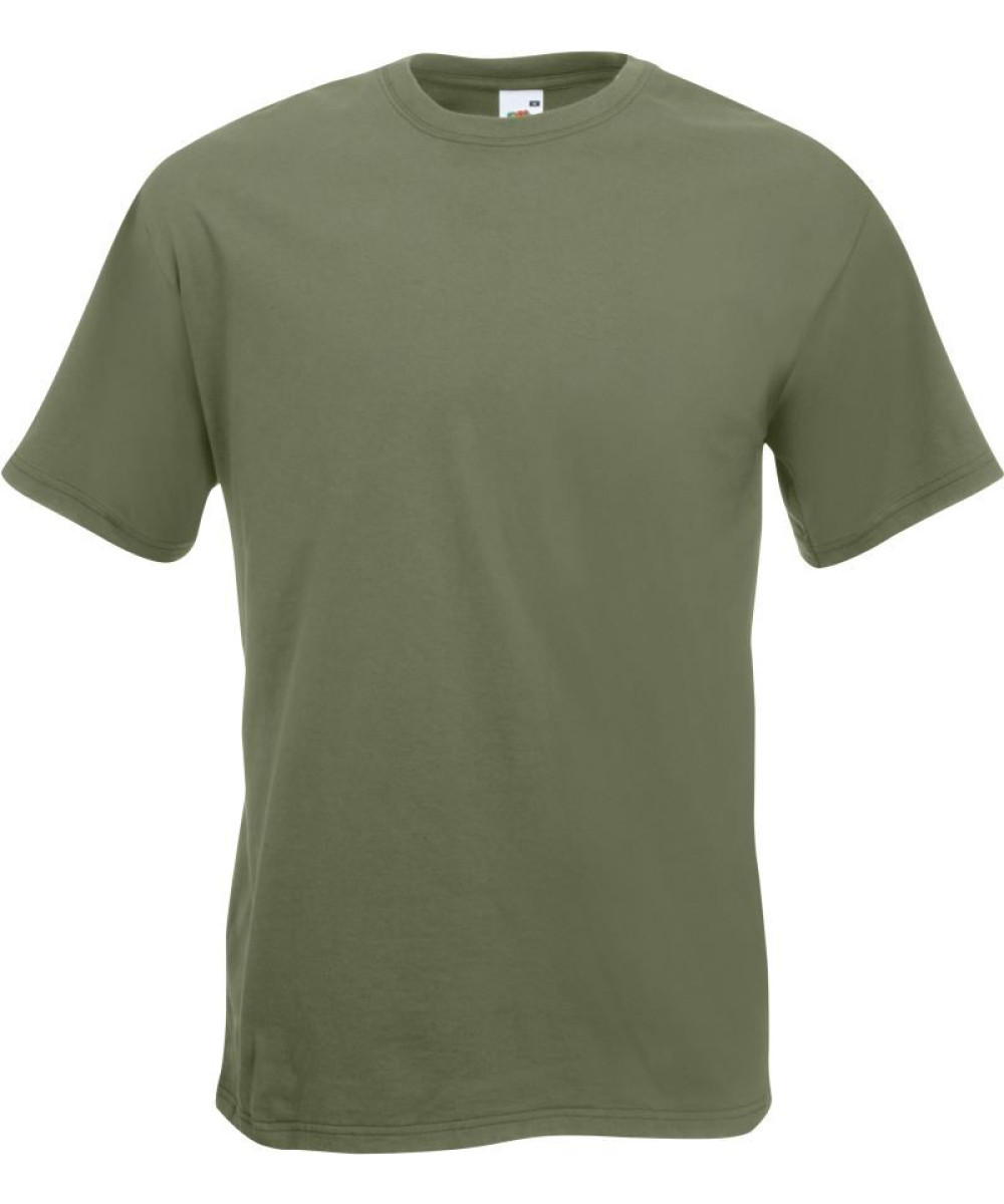 Fruit of the Loom | Super Premium férfi póló classic olive S – Outlet ajánlat