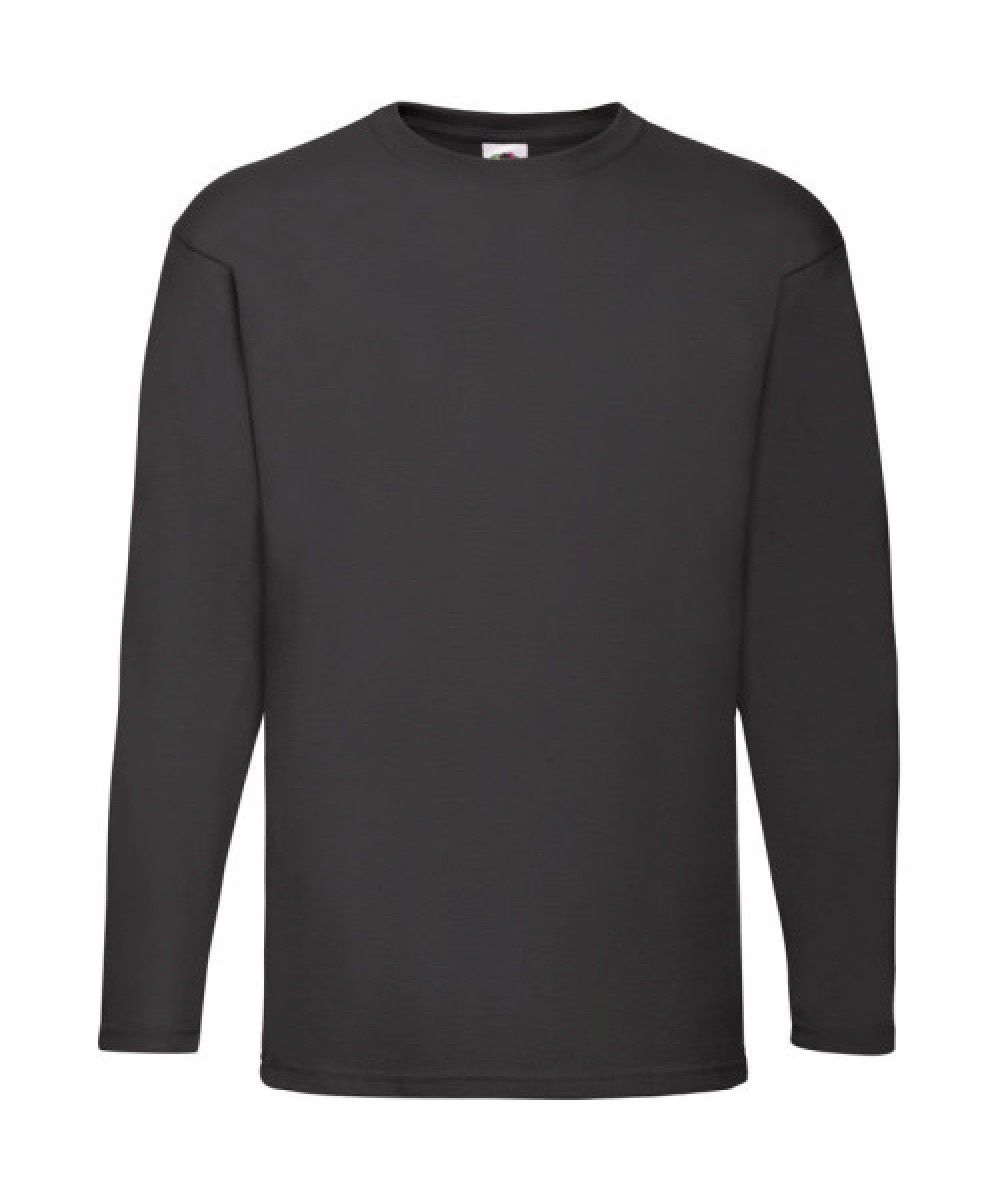 Fruit of the Loom | Valueweight hosszú ujjú férfi póló black XL – Outlet ajánlat