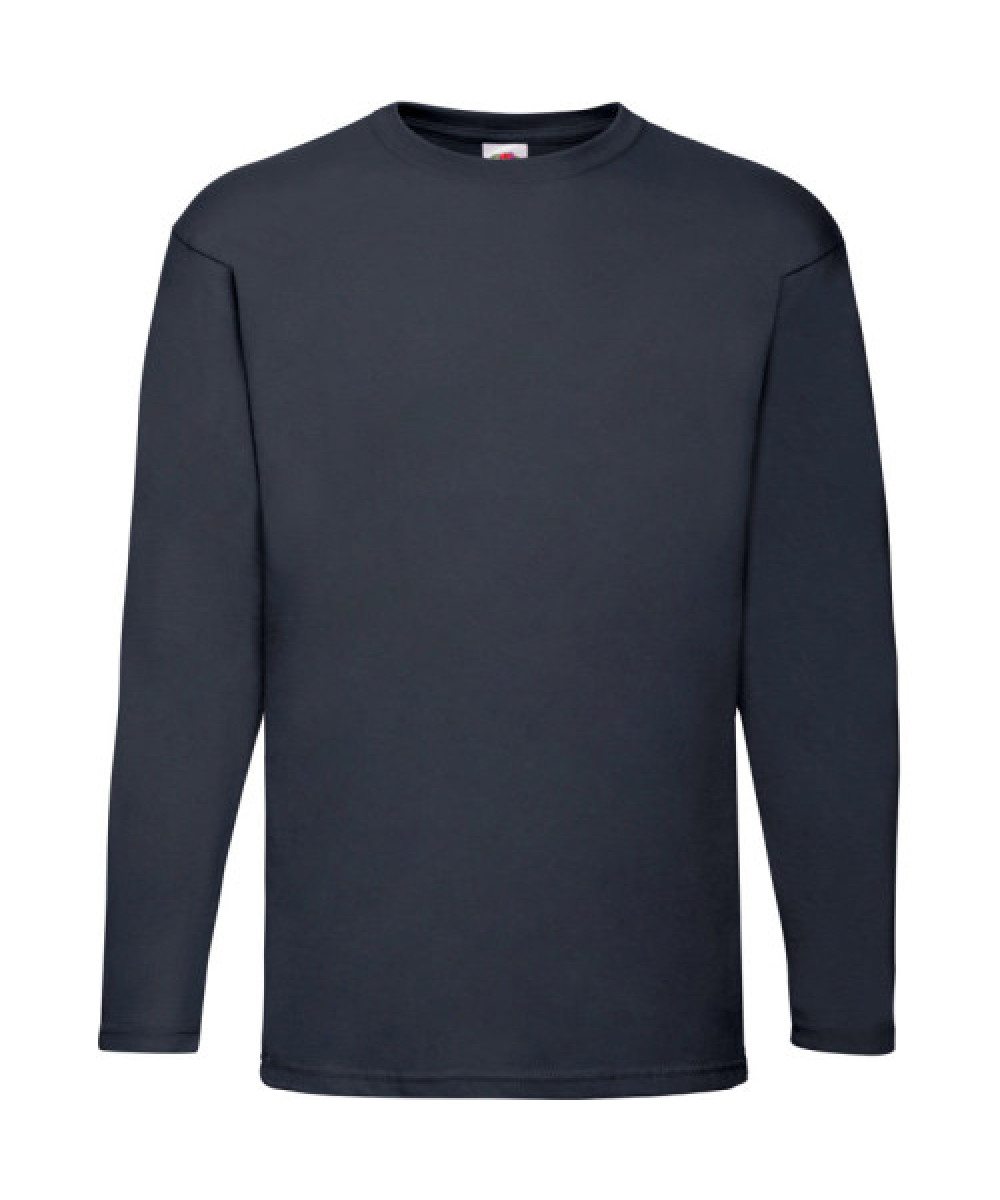 Fruit of the Loom | Valueweight hosszú ujjú férfi póló deep navy 2XL – Outlet ajánlat