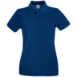 Fruit of the Loom | Lady-Fit Premium női galléros póló navy L – Outlet ajánlat