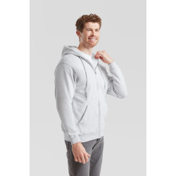  Fruit of the Loom | Classic Kapucnis Pulóver heather grey 3XL - Outlet Ajánlat