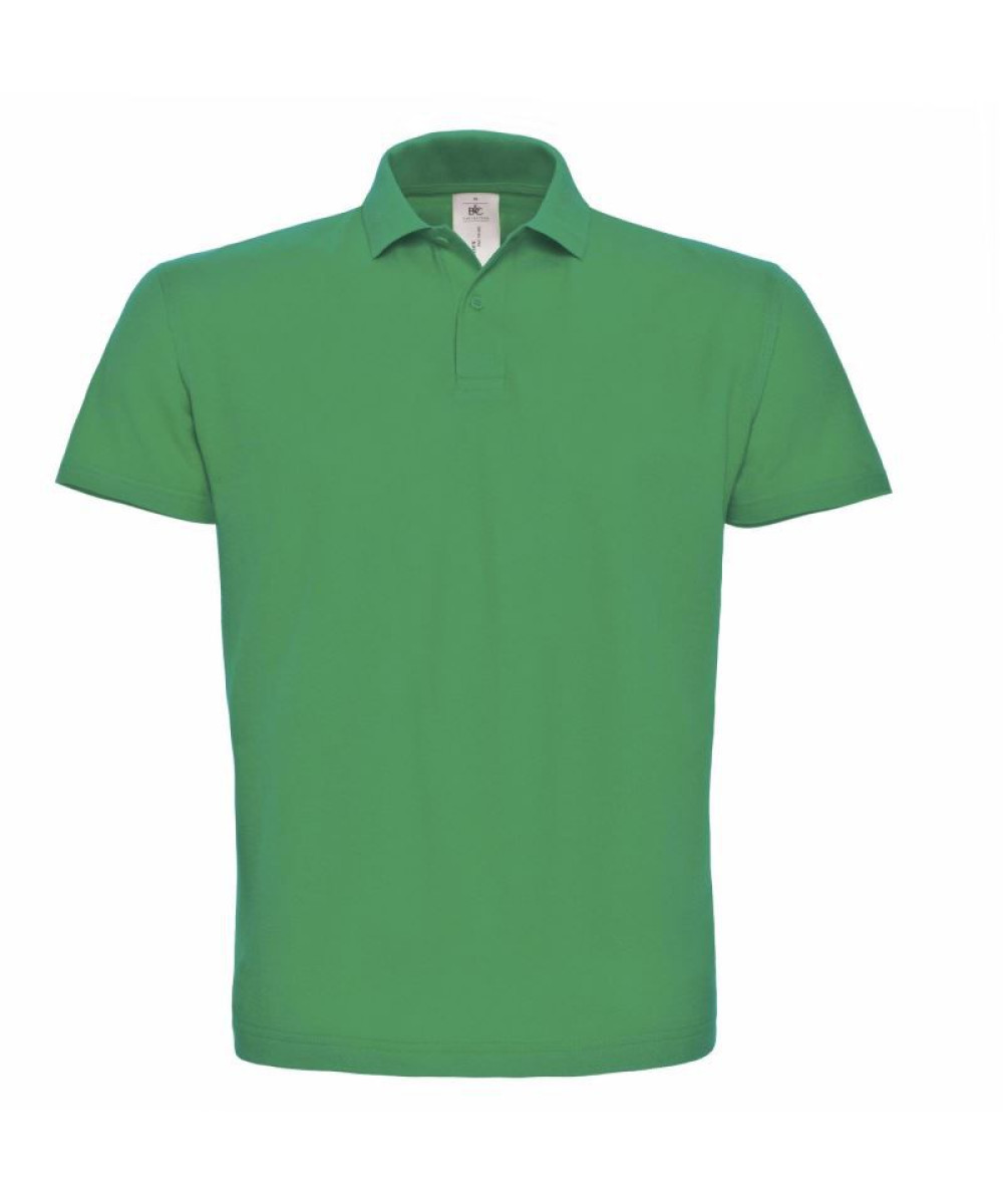B&C | ID.001 férfi galléros póló kelly green 3XL – Outlet ajánlat