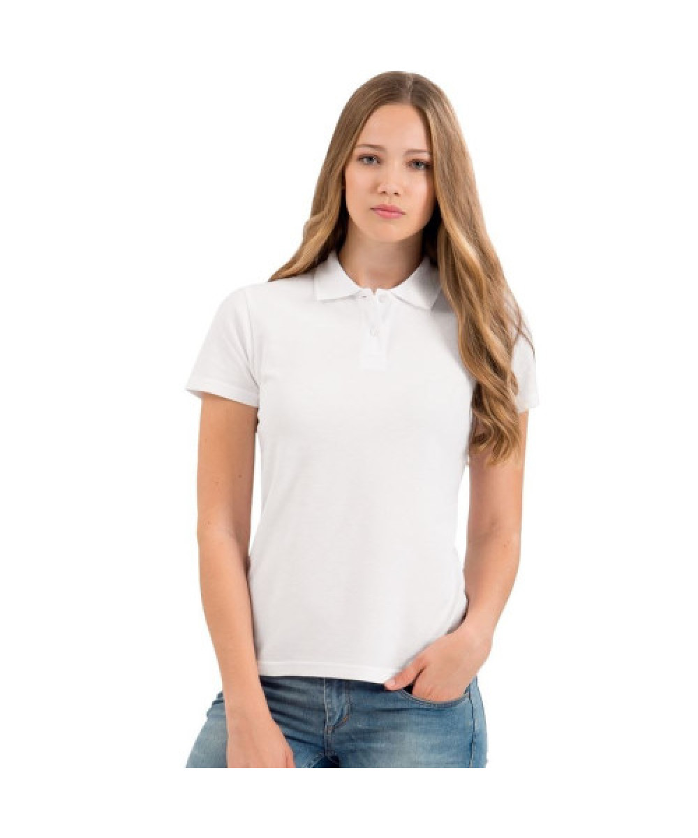 B&C | ID.001 női galléros póló white M – Outlet ajánlat