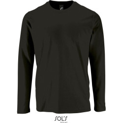 SOL’S | Imperial hosszú ujjú férfi póló deep black L – Outlet ajánlat