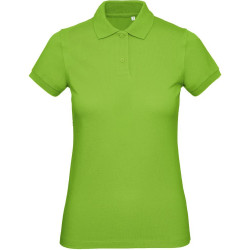 B&C | Inspire Polo Women női organikus galléros póló orchid green L – Outlet ajánlat