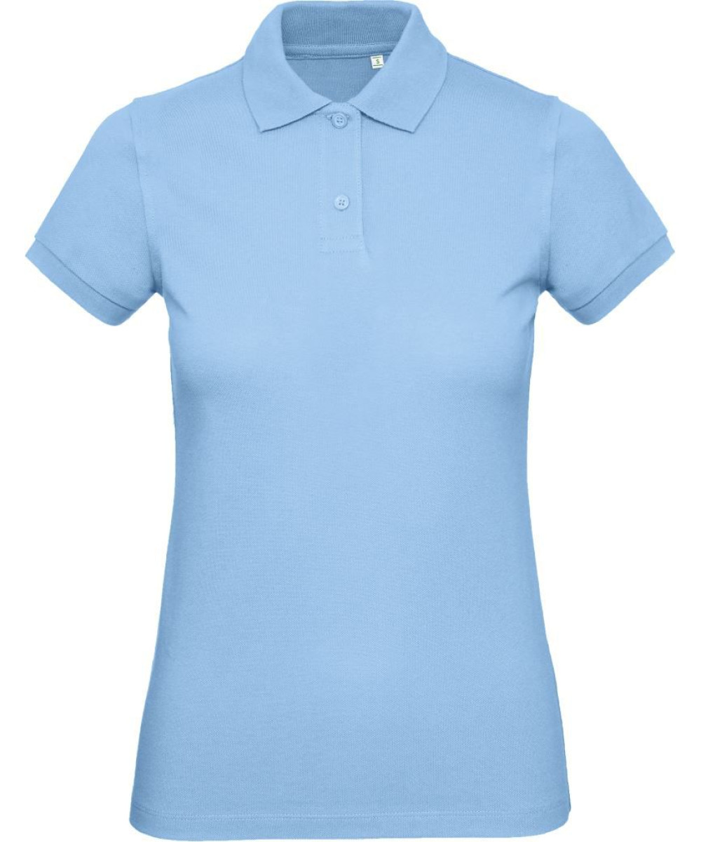 B&C | Inspire Polo Women női organikus galléros póló sky blue L – Outlet ajánlat