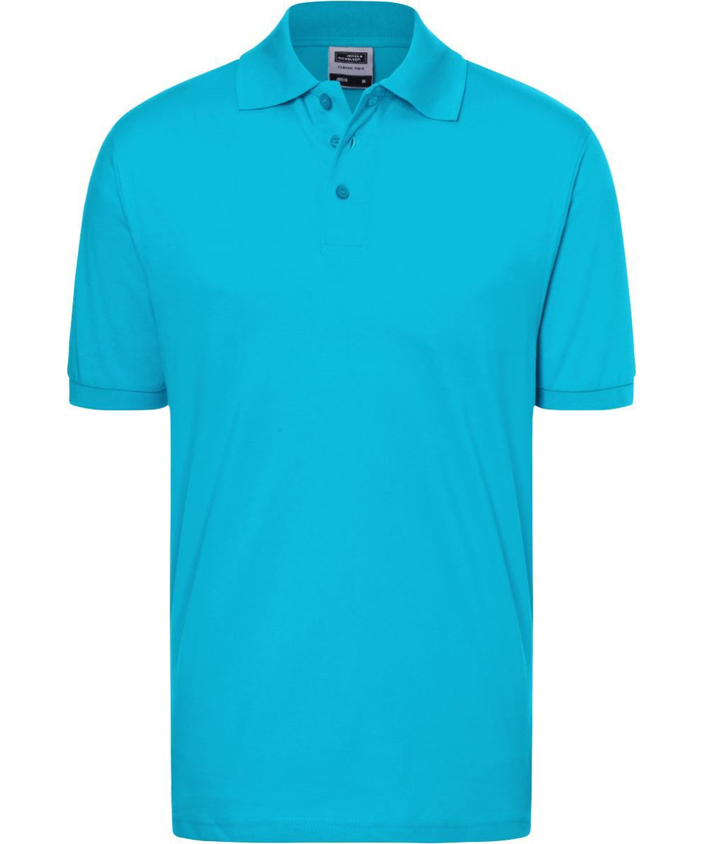 Daiber | JN 70 férfi galléros póló turquoise L – Outlet ajánlat