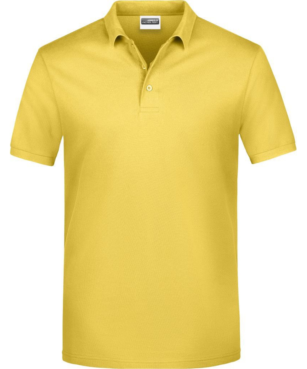 Daiber | JN 792 férfi galléros póló yellow L – Outlet ajánlat