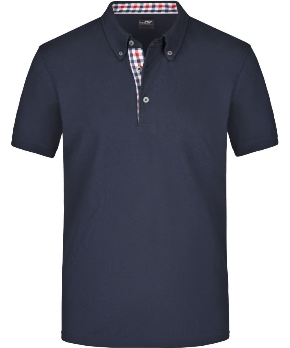 Daiber | JN 964 férfi button-down galléros póló navy/red-navy-white 2XL – Outlet ajánlat