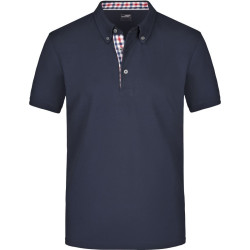 Daiber | JN 964 férfi button-down galléros póló navy/red-navy-white 2XL – Outlet ajánlat