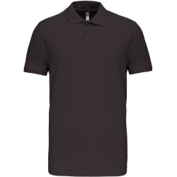 Kariban | K239 férfi stretch galléros póló dark grey L – Outlet ajánlat