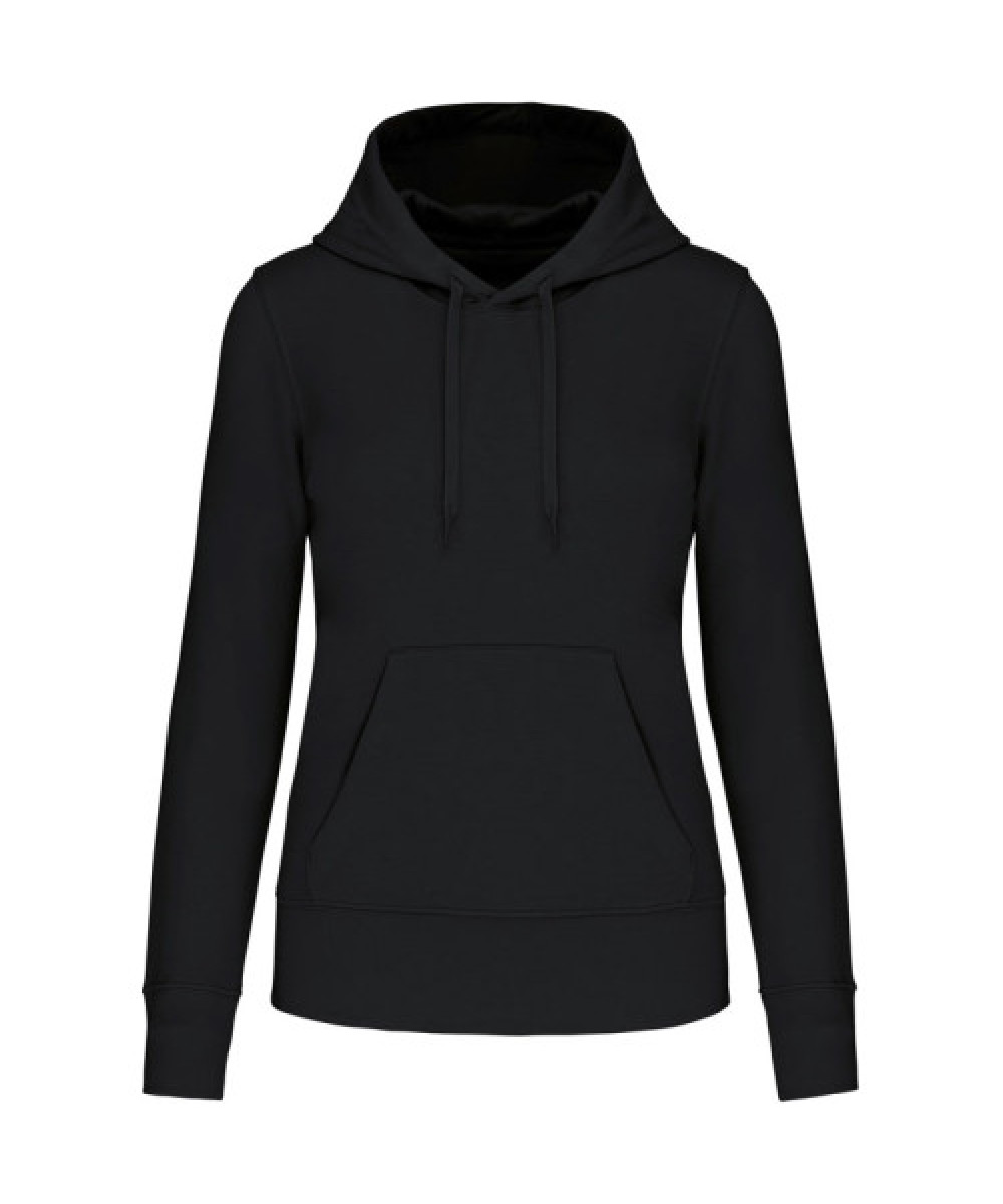 Kariban | K4028 női kapucnis pulóver black L – Outlet ajánlat