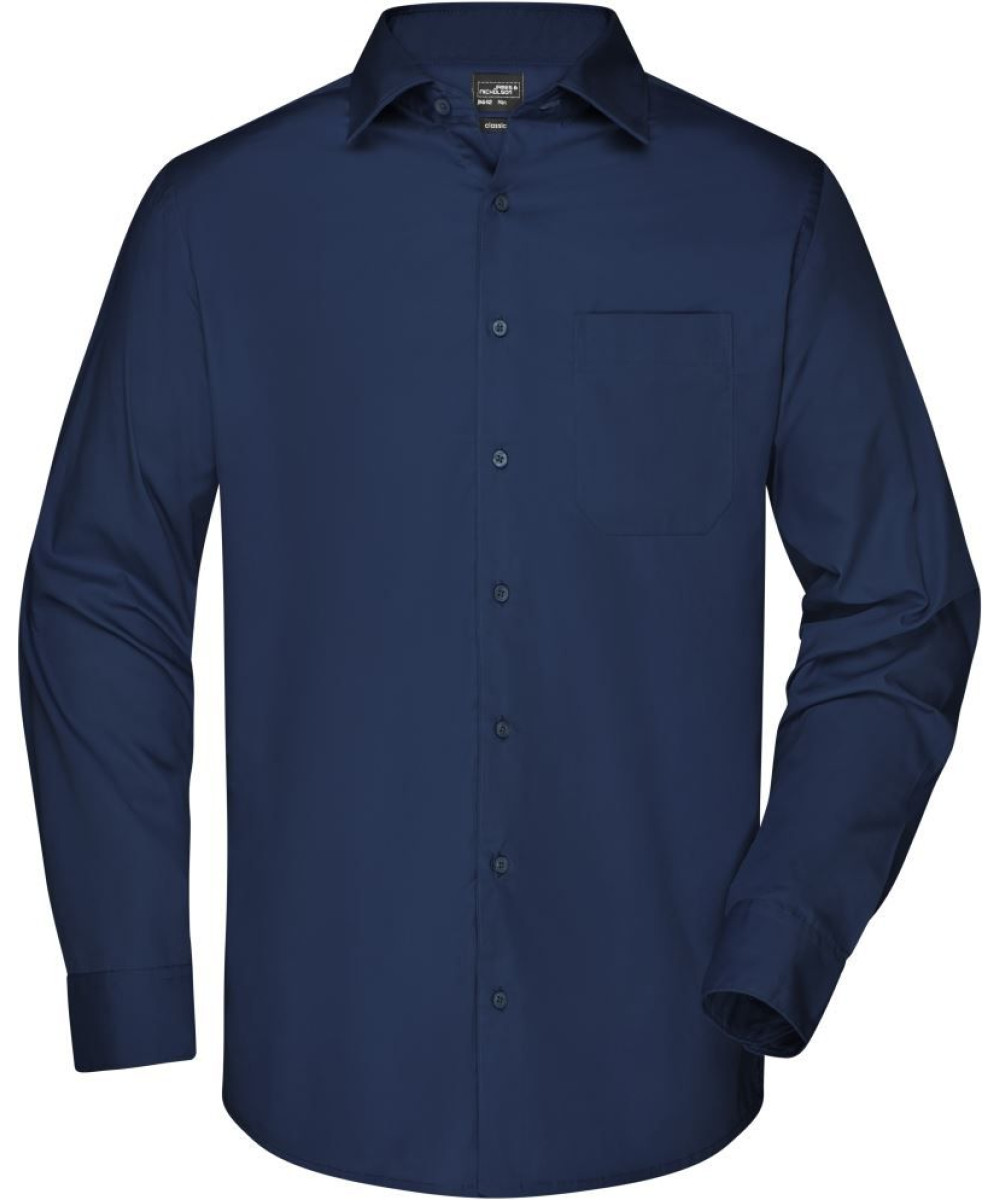 Daiber | JN 642 business hosszú ujjú férfi ing navy XL – Outlet ajánlat
