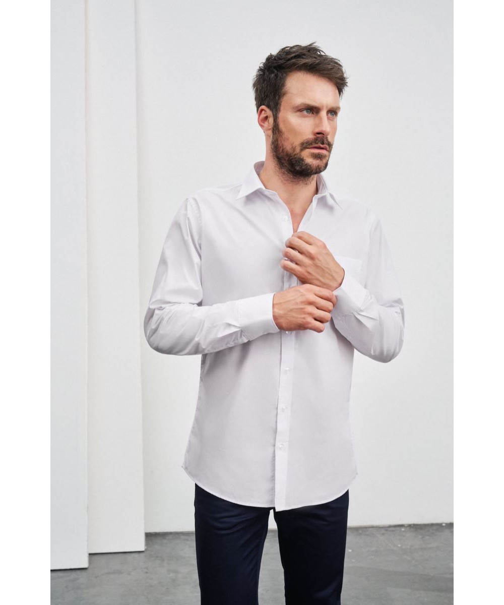 Daiber | JN 678 hosszú ujjú férfi ing white L – Outlet ajánlat
