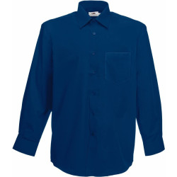 Fruit of the Loom | Poplin hosszú ujjú férfi ing navy L – Outlet ajánlat