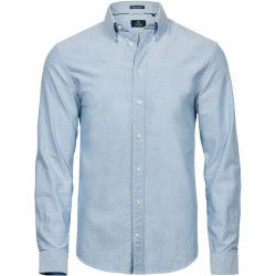 Tee Jays | 4000 Oxford hosszú ujjú férfi ing light blue 4XL – Outlet ajánlat