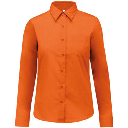 Kariban | K549 Jessica hosszú ujjú női ing orange S – Outlet ajánlat