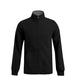 Promodoro | 7971 Férfi Polár Pulóver black/light grey  XL - Outlet Ajánlat