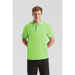 Fruit of the Loom | Premium férfi galléros póló lime XL – Outlet ajánlat